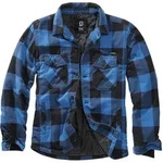 Brandit Lumber Jacke, schwarz-blau, Gr&ouml;&szlig;e L f&uuml;r M&auml;nner