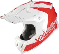 Scorpion 32-379-282-03, Scorpion VX-22 Air Ares Motocross Helm Weiss Rot male