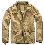 Brandit Britannia Jacke, beige, Gr&ouml;&szlig;e S f&uuml;r M&auml;nner
