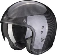 Scorpion Belfast Evo Carbon Jethelm, schwarz, Gr&ouml;&szlig;e XS 54 55 f&uuml;r M&auml;nner