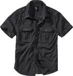 Brandit Vintage Hemd, schwarz, Gr&ouml;&szlig;e 2XL f&uuml;r M&auml;nner