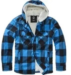 Brandit Lumber Jacke, schwarz-blau, Gr&ouml;&szlig;e XL f&uuml;r M&auml;nner