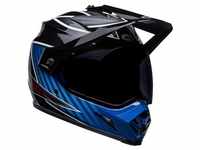 Bell MX-9 Adventure MIPS Dalton Motocross Helm, schwarz-blau, Größe L
