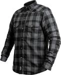 John Doe Motoshirt Hemd, schwarz-grau, Gr&ouml;&szlig;e XS f&uuml;r M&auml;nner