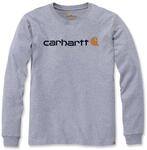 Carhartt EMEA Workwear Signature Graphic Core Logo Langarmshirt, grau, Gr&ouml;&szlig;e S f&uuml;r