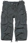 Brandit Industry 3/4 Shorts, schwarz-grau, Gr&ouml;&szlig;e XL f&uuml;r M&auml;nner