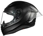 Nexx X.R3R Plain Helm, schwarz, Gr&ouml;&szlig;e L f&uuml;r M&auml;nner