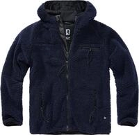 Brandit Teddyfleece Worker Jacke, blau, Gr&ouml;&szlig;e XL f&uuml;r M&auml;nner