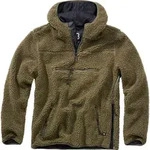 Brandit Teddyfleece Worker Pullover, gr&uuml;n, Gr&ouml;&szlig;e M f&uuml;r M&auml;nner