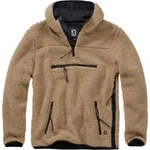 Brandit Teddyfleece Worker Pullover, braun, Gr&ouml;&szlig;e 7XL f&uuml;r M&auml;nner