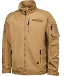 Brandit Ripstop Fleece Jacke, braun, Gr&ouml;&szlig;e XL f&uuml;r M&auml;nner