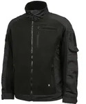 Brandit Ripstop Fleece Jacke, schwarz, Gr&ouml;&szlig;e 2XL f&uuml;r M&auml;nner