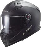 LS2 FF811 Vector II Solid Helm, schwarz, Gr&ouml;&szlig;e M f&uuml;r M&auml;nner