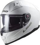 LS2 FF811 Vector II Solid Helm, weiss, Gr&ouml;&szlig;e 2XL f&uuml;r M&auml;nner