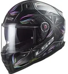 LS2 FF811 Vector II Tropical Helm, schwarz-weiss, Gr&ouml;&szlig;e 3XL f&uuml;r M&auml;nner