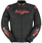 Furygan Atom Vented Evo Perforierte Motorrad Textiljacke, schwarz-rot, Gr&ouml;&szlig;e M f&uuml;r