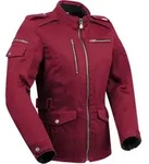 Segura Leyton Damen Motorrad Textiljacke, rot, Gr&ouml;&szlig;e 40