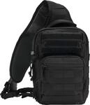 Brandit US Cooper Sling Rucksack, schwarz f&uuml;r M&auml;nner