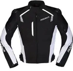 Modeka Lineos Motorrad Textiljacke, schwarz-weiss, Gr&ouml;&szlig;e 2XL f&uuml;r M&auml;nner