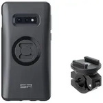 SP Connect Komplettpaket Motorrad-Bundle am R&uuml;ckspiegel montiert - Samsung S10E