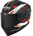 Suomy Track-1 404 Helm, schwarz-grau-rot, Gr&ouml;&szlig;e XL f&uuml;r M&auml;nner