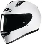 HJC C10 Solid Helm, weiss, Gr&ouml;&szlig;e XL f&uuml;r M&auml;nner