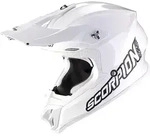 Scorpion VX-16 Evo Air Solid Motocross Helm, weiss, Gr&ouml;&szlig;e XS f&uuml;r M&auml;nner