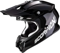 Scorpion 146-100-03-04, Scorpion VX-16 Evo Air Solid Motocross Helm Schwarz male