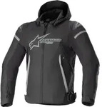 Alpinestars Zaca wasserdichte Motorrad Textiljacke, schwarz-grau, Gr&ouml;&szlig;e XL f&uuml;r