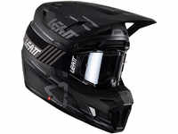Leatt 9.5 Carbon Stealth Motocross Helm mit Brille DL900-999-2XL
