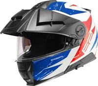 Schuberth E2 Explorer Helm, weiss-rot-blau, Gr&ouml;&szlig;e S f&uuml;r M&auml;nner