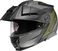 Schuberth E2 Explorer Helm, schwarz-gr&uuml;n, Gr&ouml;&szlig;e S f&uuml;r M&auml;nner