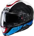 HJC RPHA 91 Rafino Klapphelm, schwarz-weiss-blau, Gr&ouml;&szlig;e XL f&uuml;r M&auml;nner