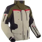 Bering Freeway wasserdichte Motorrad Textiljacke, beige, Gr&ouml;&szlig;e 3XL f&uuml;r M&auml;nner