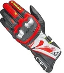 Held Akira RR Motorrad Handschuhe, schwarz-weiss-rot, Gr&ouml;&szlig;e S M f&uuml;r M&auml;nner