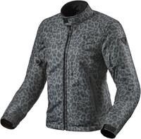 Revit Shade H2O Damen Motorrad Textiljacke, schwarz-grau, Gr&ouml;&szlig;e L