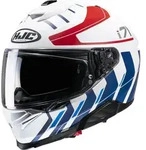HJC i71 Simo Helm, weiss-rot-blau, Gr&ouml;&szlig;e XS 54 55 f&uuml;r M&auml;nner
