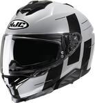HJC i71 Peka Helm, schwarz-grau, Gr&ouml;&szlig;e XS 54 55 f&uuml;r M&auml;nner