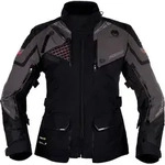 Modeka Panamericana 2 Damen Motorrad Textiljacke, schwarz-grau, Gr&ouml;&szlig;e 48