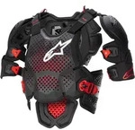 Alpinestars A-10 V2 Brustprotektor, schwarz-rot, Gr&ouml;&szlig;e XL 2XL f&uuml;r M&auml;nner