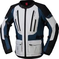 IXS Lennik-ST Motorrad Textiljacke, schwarz-grau-blau, Gr&ouml;&szlig;e 4XL f&uuml;r M&auml;nner