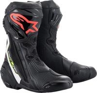 Alpinestars Supertech R Motorradstiefel, schwarz-rot-gelb, Gr&ouml;&szlig;e 40 f&uuml;r M&auml;nner