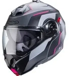 Caberg Duke Evo Move Klapphelm, grau-pink, Gr&ouml;&szlig;e M f&uuml;r M&auml;nner