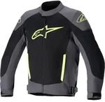 Alpinestars T-SP X Superair Motorrad Textiljacke, schwarz-grau-gelb, Gr&ouml;&szlig;e 3XL f&uuml;r