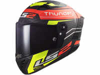 LS2 FF805 Thunder Black Attack Carbon Helm 168058731XXL