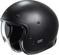 HJC V31 Solid Retro Jethelm, schwarz, Gr&ouml;&szlig;e L f&uuml;r M&auml;nner