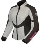 Modeka Emma Air Damen Motorrad Textiljacke, schwarz-grau, Gr&ouml;&szlig;e 46