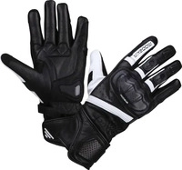 Modeka 074310-395-DXL, Modeka Miako Motorrad Handschuhe Schwarz Weiss male