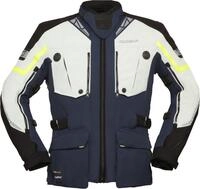 Modeka Panamericana 2 Motorrad Textiljacke, grau-blau, Gr&ouml;&szlig;e 4XL f&uuml;r M&auml;nner