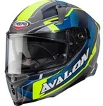Caberg Avalon X Optic Helm, grau-gelb, Gr&ouml;&szlig;e L f&uuml;r M&auml;nner